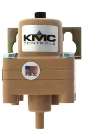 KMC Controls RCC-1112 Bias Adjustment Reversing Pneumatic Relay 8 PSI Calibration with Mounting Bracket Luxury