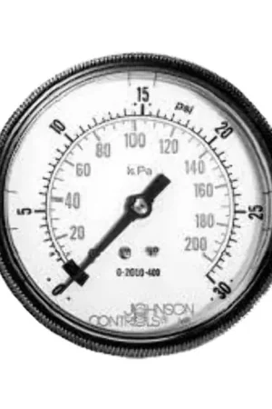 Johnson Controls G-2010-5 Air Pressure Gauge 0-30 PSI Place Order