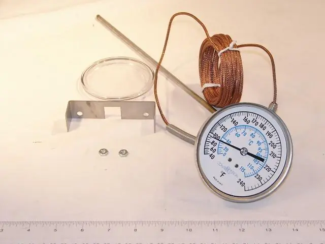 Genuine Johnson Controls T-2100-205 Thermometer 40-240F Flush Mount