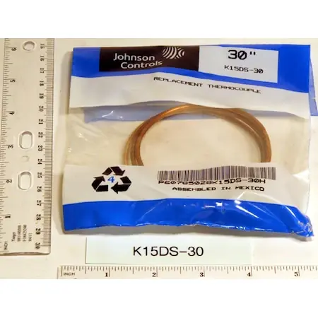 BASO K15DA-30H Penn Thermocouple 30 Inch Replacement K15DA-30H Reduced Price