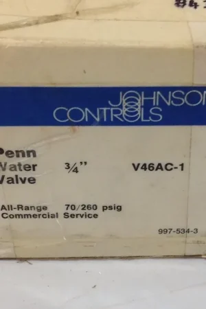 Hassle-Free Returns Johnson Controls V46AC-1 Water Regulating Valve Pressure Actuated 70 to 260 Psig Replacement V46AC-1