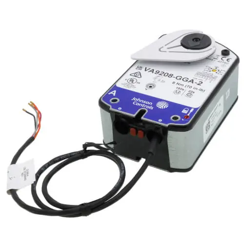 Direct From Factory Johnson Controls VA9208-GGA-3 Direct Coupled 70 lb-in Spring-Return