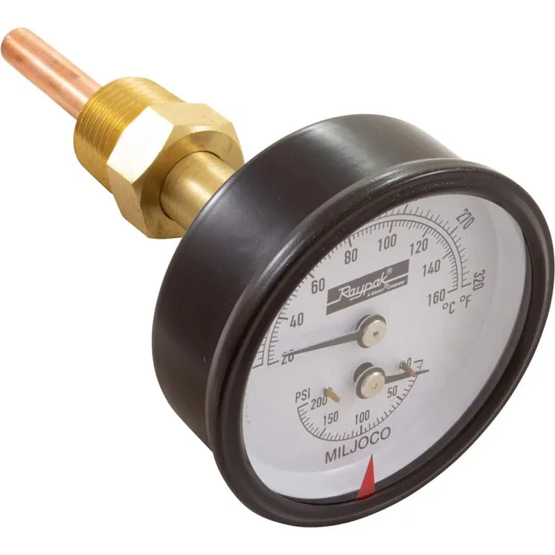 Last Chance Raypak 007399F TandP Gauge 60/320f 0/230 1/2 Inch BTM