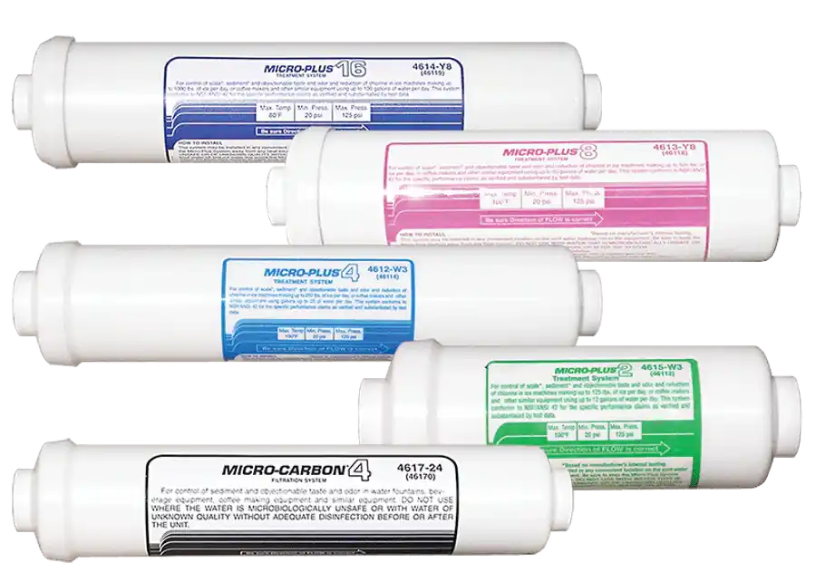 Nu-Calgon 4613-Y8 Ice Machine Filter, Micro-Plus 8 Cartridge 50 Budget