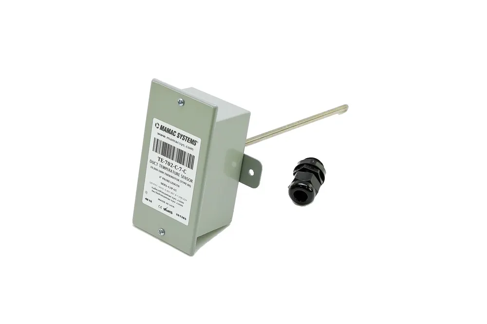 MAMAC TE-702-C-7-C Duct Temperature Sensor 10K Ohm 8 Inches New Arrival