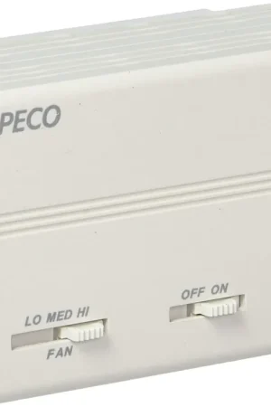 Today Only PECO TB155-048 Programmable Thermostat for Fan Coil 3 Speed White Replacement TB155-048