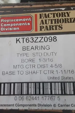 Best Choice Carrier KT63ZZ098 Ball Bearing Pillow Block 1-3/16 Inch Bore Dia Replacement KT63ZZ098