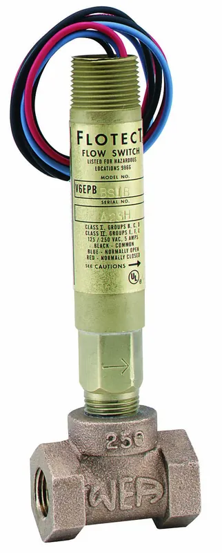 Dwyer V6EPB-B-S-2-B Flotect Mini-Size Flow Switch Brass Housing SPDT 3/4 NPT Connection Markdown