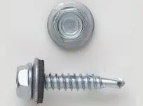 Peco Fasteners 14X34HTNWJ - HEX SELF DRILL SCREWS 14 X 3/4" ZINC W/NEOPRENE WASHER (100 COUNT JAR) 14X34HTNWJ Seasonal Sale