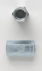 Hassle-Free Returns Peco Fasteners 12RCZJ - ROD COUPLING NUTS 1/2"-13 ZINC (50 COUNT JAR) 12RCZJ