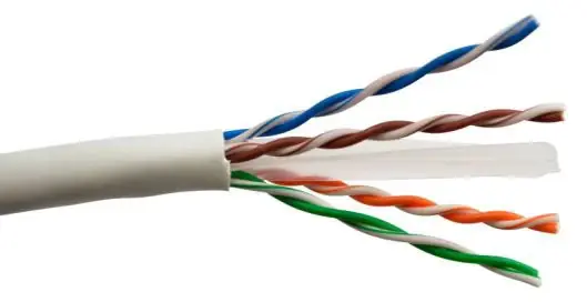Clearance Structured Cable Products CAT6-WT-ETL - CATEGORY 6 CABLE 24/4PR COMMUNICATIONS NETWORK CABLE 1000' WHITE JACKET