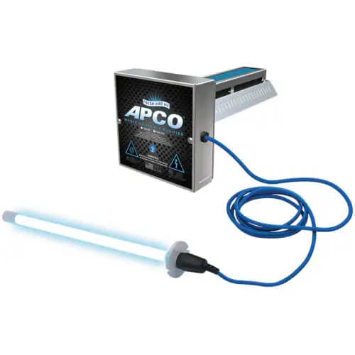 Holiday Sale Fresh-Aire UV TUV-APCO-DER APCO In-Duct Whole House Air Purifier w/ Dual Lamp 1 Year Warranty (18-32 VAC)