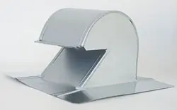 Order Now The Metal Shop GRV-6D - Shingle/Flat Roof Vent 6 Inch Galvanized with Damper GRV-6D