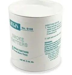 Certified Diversitech S105 - Regin Smoke Emitters S105 4 Minute Burn Time, 2,500 Cubic Feet Pack of 5