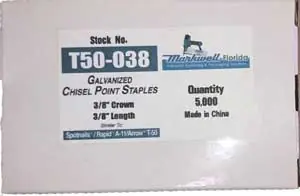 Markwell STP-T50-038 - STP-T50-038 IMP ARROW STAPLES 5M/BX Hot Picks