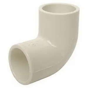 Mueller Industries 407-007 Streamline 407 Pipe Elbow 90 deg 3/4 Inch Slip x FNPT 280 psi at 73 deg F PVC SCH 40 White 140 deg F Price Cut