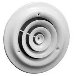 Dryman 1790008CW - 800 08" WHITE ROUND CEILING DIFFUSER 1790008CW 10/CS Holiday Sale