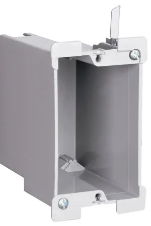 Pass & Seymour S122-W Switch/Outlet Box, 1-Gang, Depth: 3-1/2, Non-Metallic Hot Deal
