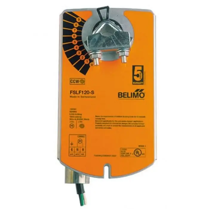 Belimo FSAF120A-S Fire Smoke Actuator 120V 180 in-lb Spring Return On/Off Fan Favorite