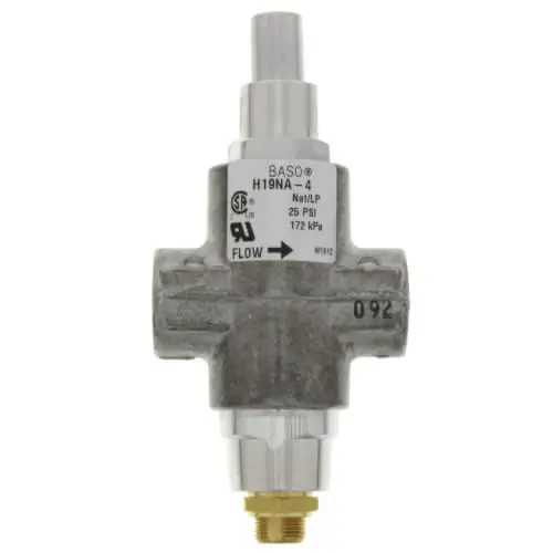 Holiday Sale BASO H19NA-4 Automatic Shutoff High Pressure Gas Pilot Valve 325000 BTU Replacement H19NA-4