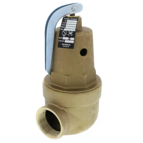 Fan Favorite Apollo Valves 10-616-10 1-1/4 inch FNPT x 1-1/2 inch FNPT RVW61 3,969,000 BTU Bronze Hot Water Relief Valve