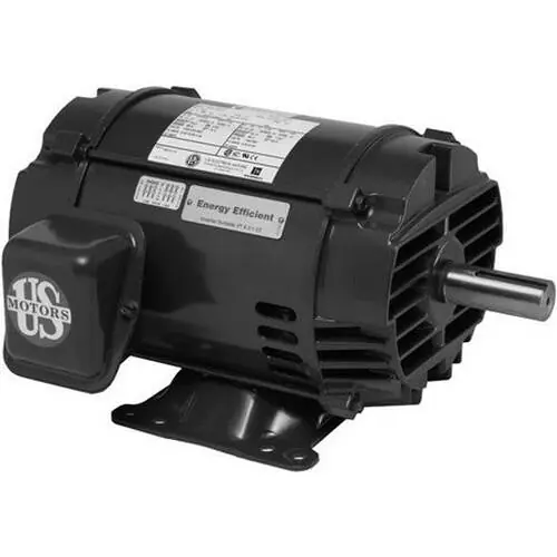 Top Pick U.S. Motors D32P2D General Purpose Three Phase ODP Horizontal - Footed Motor