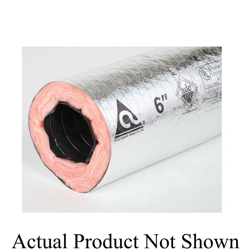 Special Discount Atco 13102409 Insulated Flexible Air Duct 9 in ID x 25 ft L R8 Insulation