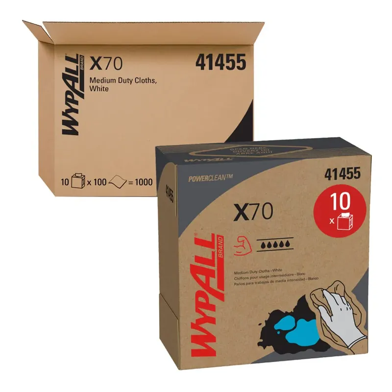 Exclusive Offer Kimberly-Clark 41455 Safety Wypall Disposable X70 Wiper 9.1 Width x 16.8 Length Pack of 1000