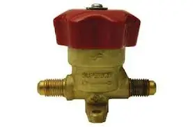Seasonal Sale Sherwood Valve 214-4 Refrigeration Packless Valve 1/4 in. M SAE x 1/4 in. M SAE