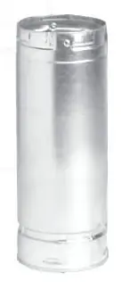 Hassle-Free Returns Metal-Fab 10M3 Twist-Lock Type B Gas Vent Pipe 10 Inch x 3 Feet
