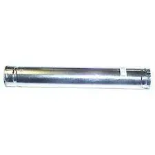 Metal-Fab 4M18 Type B Double Wall Round Gas Vent Pipe, 4 in Dia x 18 in L Trusted Brand