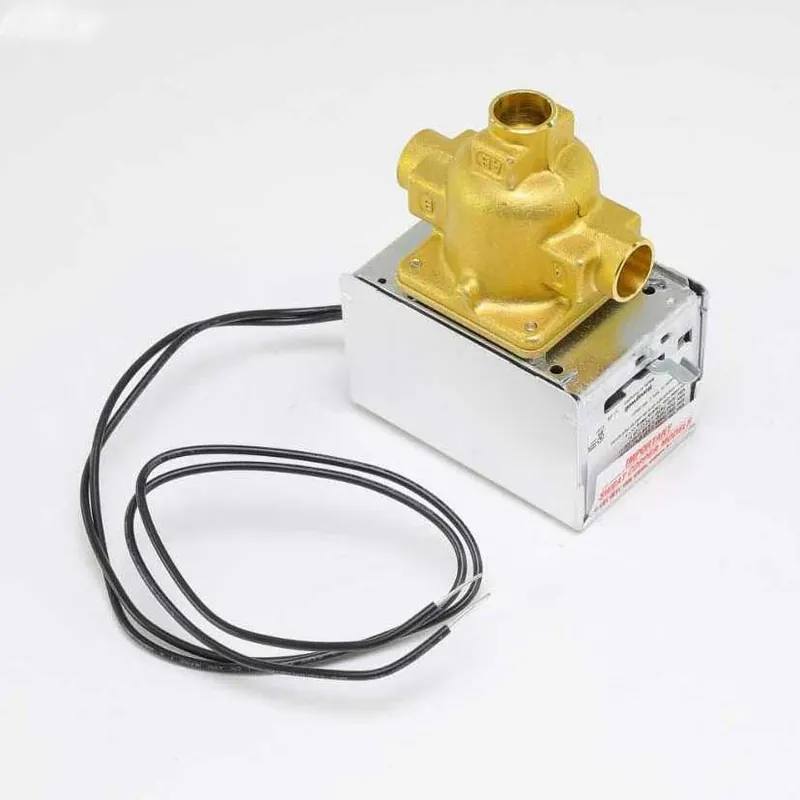 One Day Deal Honeywell V4044A1019 Electric Zone Valve 120V 3-Way Sweat Brass