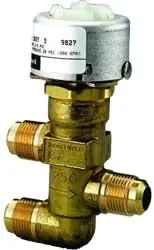Honeywell VP526A1076 Three-way Mixing Valve 1/2 inch Flare Bronze Luxury