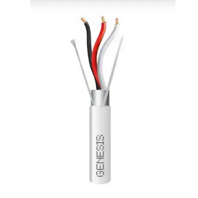 Honeywell 18AWG3PS Thermostat Wire 18 AWG 3 Conductor Plenum Rated Shielded 500 Feet Roll Latest