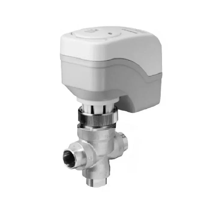 SIEMENS 248-00530 1/2 SWT Normally Open 3-Way Diverting Zone Valve, Modulating 0-10 Vdc, Fail-in-Place Actuator, 1.0 Cv (24V) Luxury