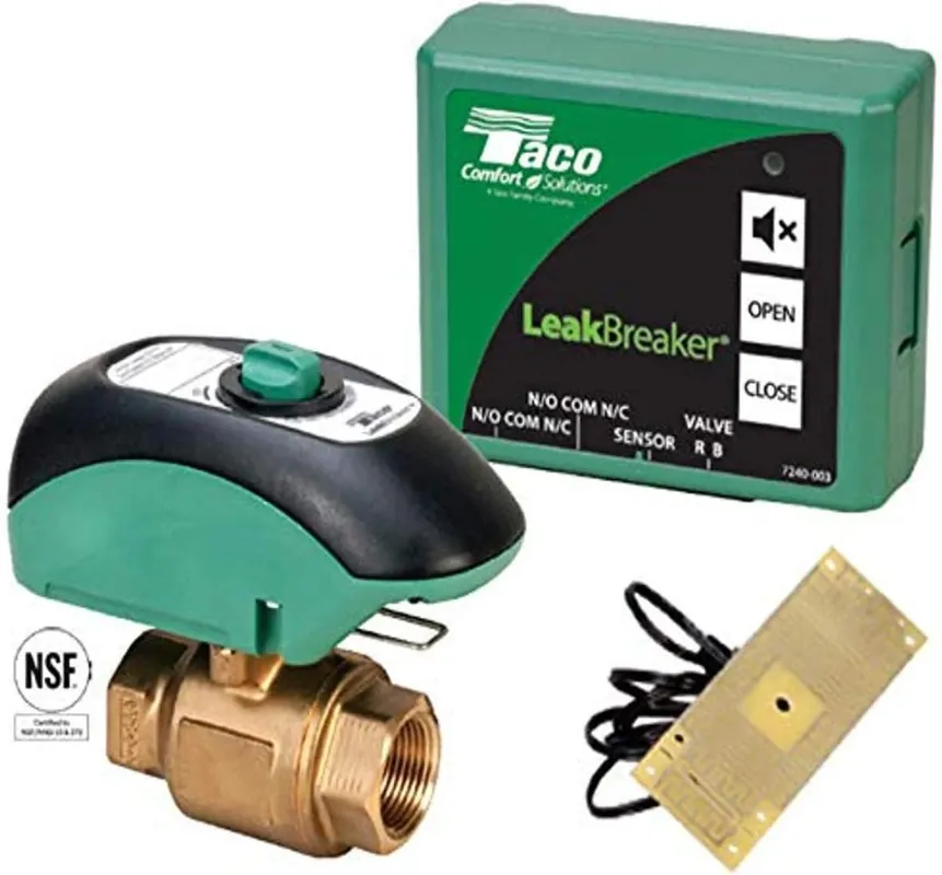 Best Choice Taco LB-075-H-1LF LeakBreaker Water Heater Shut-Off Valve & Actuator