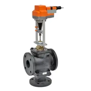 Clearance Belimo G7100+RVB24-MFT Globe Valve 3-Way 4 inches 24V MFT