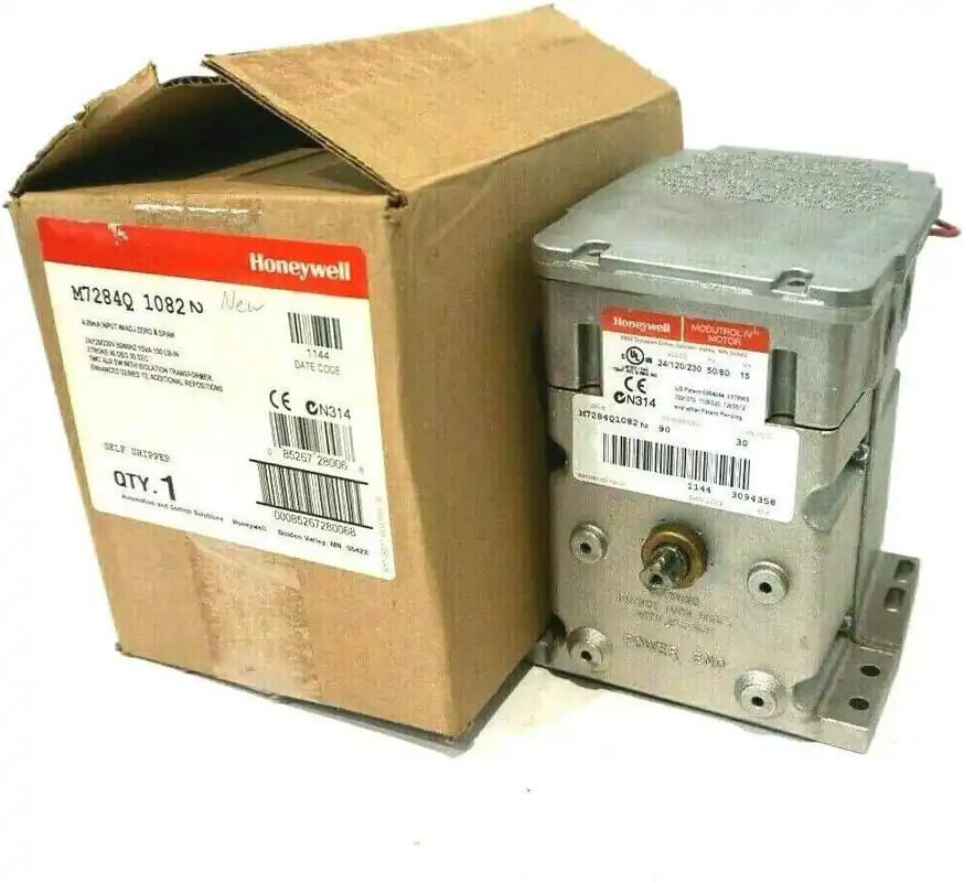 Today Only Honeywell M7284Q1082 Motor 24V 150 lb-in Torque Modulating Control 4-20mA Non-Spring Return