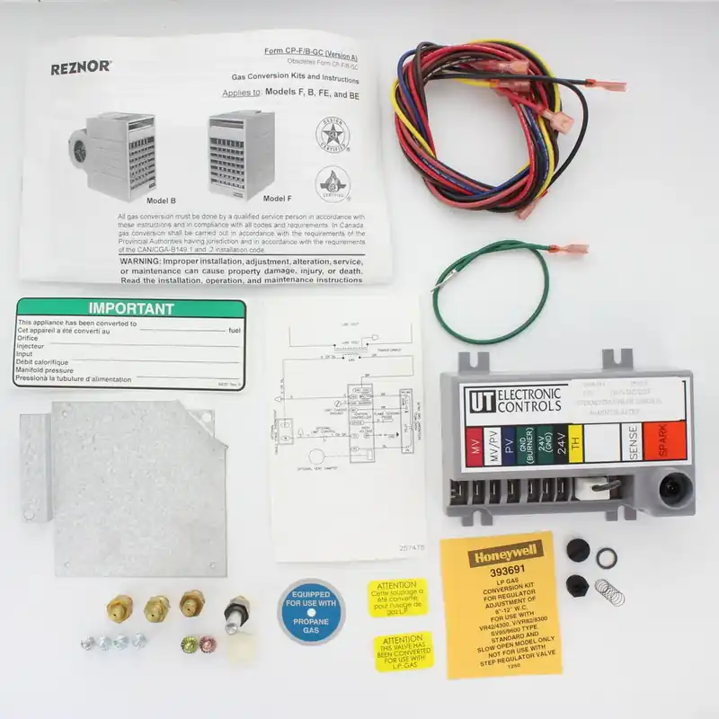 Buy Today Reznor 99250 NG to LP Conversion Kit for B/E50 Models