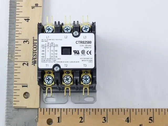 Trane CTR2580 120V 30A 3P Contactor Budget