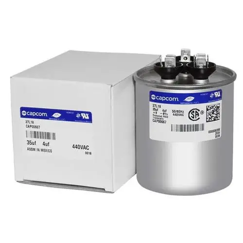 Trane Parts CPT0667 Rnd Run Capacitor 35/4MFD 440V Certified