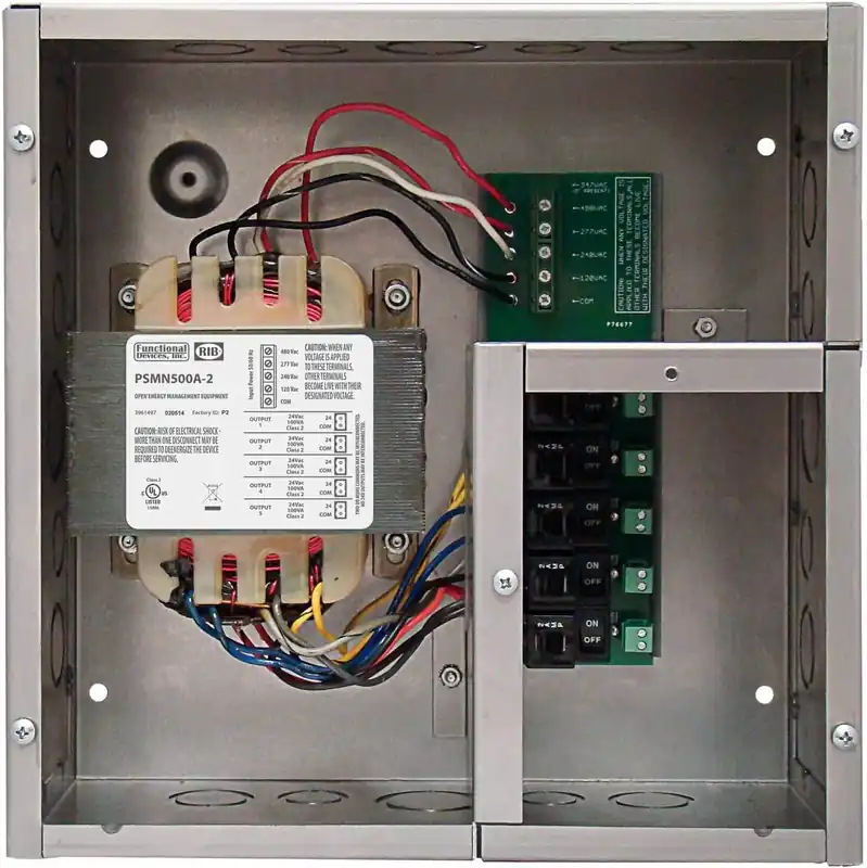 Low Price Functional Devices PSH500A-LVC Power Supply 500 VA Multi-Tap 120-480-24V