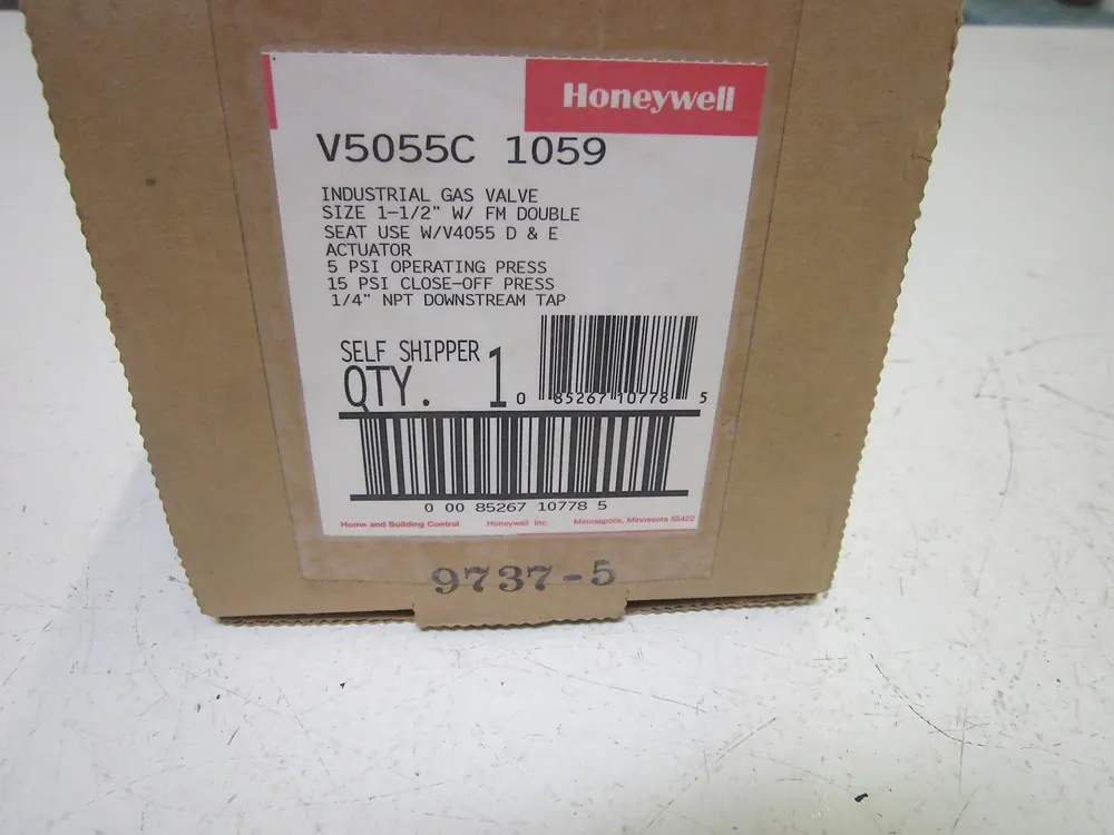 Exclusive Offer Honeywell V5055C1059 1-1/2 Inch NPT Industrial Gas Valve