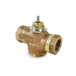 Express Delivery Schneider Electric VB-7313-0-4-08 Series VB-7000 Three-Way Globe Valve Body NPT Threaded Straight Pipe End Connection Mixing Brass Plug 1 Port Size