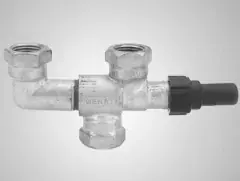 Henry Technologies 8024 Refrigerant Dual Shut-Off Valve 1 in FPT Connections Crafted