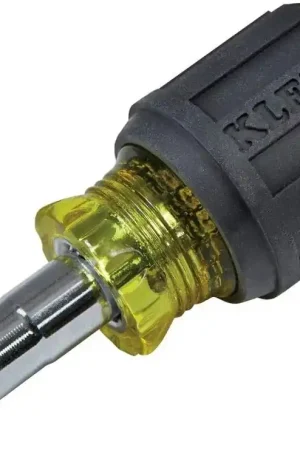 Klein Tools 32561 Multi-Bit Screwdriver / Nut Driver, 6-in-1 Stubby Reduced Price