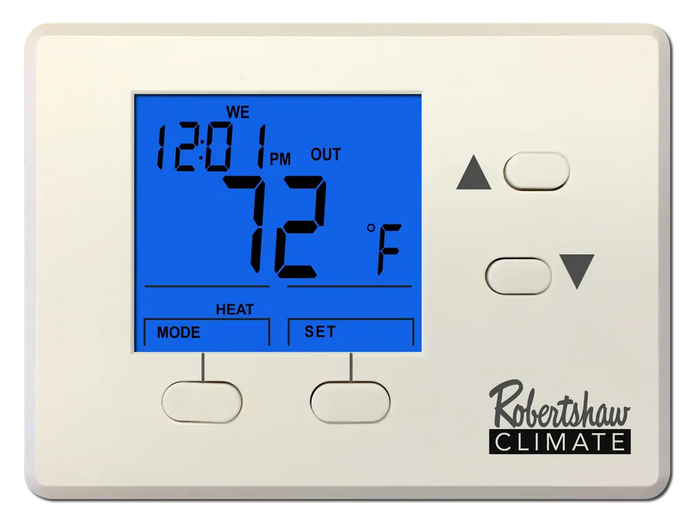 Final Sale Robertshaw RS1100-72 Programmable Heat Only Thermostat 72F Max