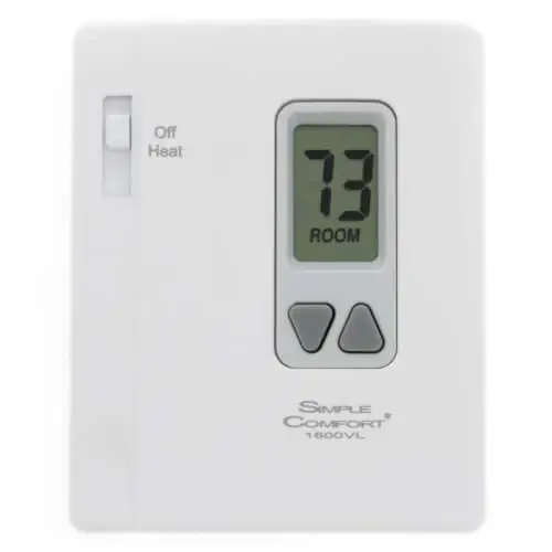 Exclusive Offer ICM Controls SC1600VL Non-Programmable SimpleComfort Heat Only Vertical Thermostat