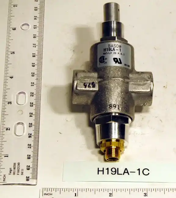 Express Delivery Baso Gas Products H19LA-1C High Pressure Pilot Gas Valve (600,000 BTU) Replacement H19LA-1