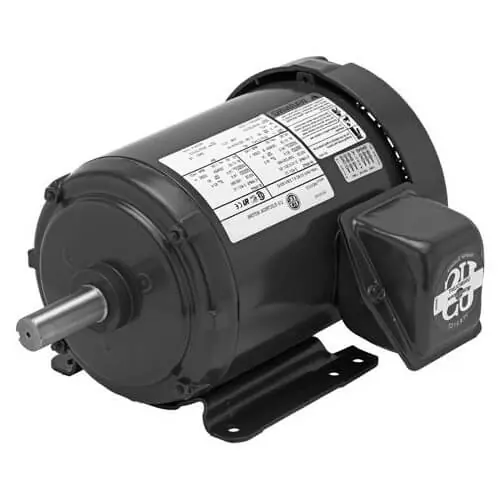Genuine U.S. Motors T1P2AH General Purpose Three Phase TEFC Rigid Motor 1 HP 1800 RPM